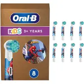 Oral-B Kids Spiderman tandborsthuvuden - 8-pack