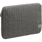 Case Logic 10.2 Netbook Sleeve - Cable Knit - Fodral för bärbar dator - 10.2 - grå