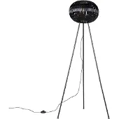 QAZQA Modern golvlampa stativ svart - Zoë