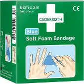 Cederroth Soft Foam Bandage Blå 6cm x 2m