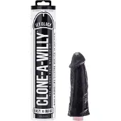 Clone-a-Willy - penisavgjutningssats med vibrator - svart
