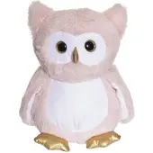 Teddykompaniet Gosedjur - Självlysande Uggla - 23 cm - Rosa - - One Size - Gosedjur