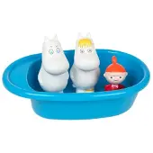 Muumi Moomin - bathtub and 3 figures