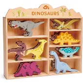 Tender Leaf Toys Träleksaker - 8 dinosaurier - - One Size - Leksaker