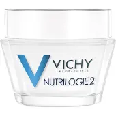 VICHY Nutrilogie 2, Kvinna, Kräm, Torr hud, Mycket torr hud, Fuktgivande, Näringsgivande, 24 h, Burk