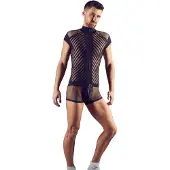 Sven Joyment Playsuit i Mesh med Dragkedja - Svart - M - Svart