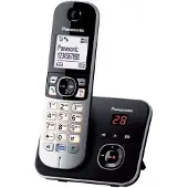 Panasonic KX-TG6821FRB Trådlös Telefon - Svart och Grå