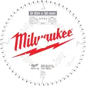 Milwaukee Sågklinga för trä 4932471320; 254x30x3,0 mm; Z60; -5°