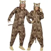 Smiffys Leopard Jumpsuit Maskeraddräkt - Large