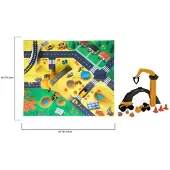 CAT Mini Arbetsmaskiner m. Byggmatta - - One Size - Bil