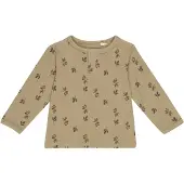 Fixoni T-shirt kastanjebrun / khaki / mörkgrön