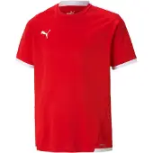 Puma Matchtröja teamLIGA - Röd/Vit Barn, storlek 176 cm
