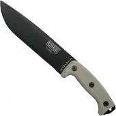 ESEE Junglas 2 Black, JUNGLAS-II survival knife kydex sheath + MOLLE-back