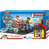 Carrera RC Paw Patrol Track Patrol, Set med fordon och bana, 3 År, Plast, Blå, Röd