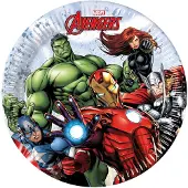 Decorata Party Papperstallrikar - 8-pack - 19,5 cm - Avengers Oä - - One Size - Tallrik