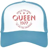 Ginza.se Queen: Unisex Mesh Back Cap/Champions 77 (Blue & White)