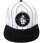 Ginza.se Public Enemy: Unisex Baseball Cap/Solid Target (Black & White)
