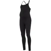 Mamalicious Jumpsuit 'PAULETTE' mörkgrå / svart