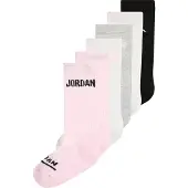 Jordan Sockor gråmelerad / rosé / svart / vit