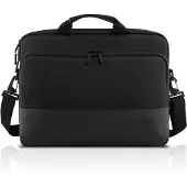 Dell Pro Slim Briefcase 15 - Notebook-väska - 15" - svart - 3 Years Basic Hardware Warranty - för Latitude 54XX, 55XX, 74XX; Precision 35XX, 55XX, ...
