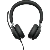 Jabra Evolve2 40 UC Stereo - Headset - på örat - kabelansluten - USB-C - ljudisolerande