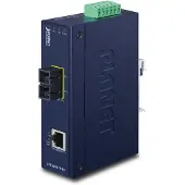 Planet Technology PLANET IFT-802TS15 - Fibermediekonverterare - 100Mb LAN - 10Base-T, 100Base-FX, 100Base-TX - SC enkelläge / RJ-45 - upp till 15 km - 1310 nm