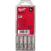 Milwaukee Borrsats för betong 4932352338; SDS-plus; 5-10 mm; 5 st.
