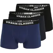 Urban Classics Boxershorts marinblå / nattblå / vit