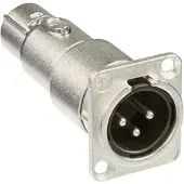 Neutrik NA3MDF XLR-adapter XLR-hankontakt - XLR-honkontakt 1 st