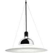 Flos Design pendellampa Frisbi, dimbar, Vitt / opal, Vardagsrum / matsal, Syntetmaterial, Design, Pendellampa