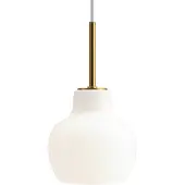 Louis Poulsen Taklampa , VL Ring Crown, dimbara, Guld / mässing, Vardagsrum, Glas, Design