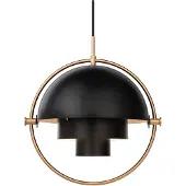 Gubi Taklampa , Multi-Lite, dimbara, Svart, Vardagsrum, Metall, Design