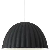 Muuto Taklampa , dimbara, Svart, Matsal, Tyg / textil
