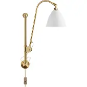 Gubi Vägglampa , Guld / mässing, Vardagsrum, Metall