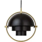 Gubi Taklampa , Multi-Lite, dimbara, Svart, Vardagsrum, Metall, Design