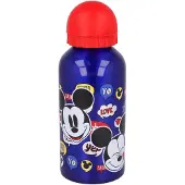 Stor Disney Musse Pigg vattenflaska i aluminium, 400ml