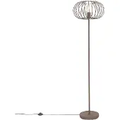 QAZQA Design golvlampa rostbrun - Johanna