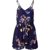 About You Jumpsuit 'Paola' marinblå / blandade färger