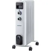 Blaupunkt HOR401, Elektrisk oljevärmare, Olja, inomhus, Golv, Vit, 2000 W