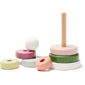 Kids Concept Stapeltorn - Edvin - - One Size - Stapelleksaker