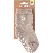 SmartaSaker Smarta babysockor Stuckies Ull, 1-pack Beige 19-21