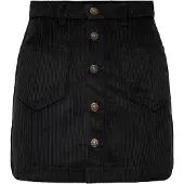 ONLY Korta kjolar ONLAMAZING HW CORD SKIRT PNT kvinnor - Svart - EU M