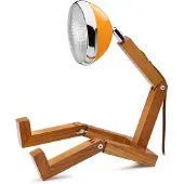Mr. Wattson Bordslampa , Orange, Vardagsrum, Metall