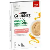 Purina Gourmet Nature Puré Lax Våtfoder För Katter 11x5x10g