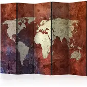 Artgeist Rumsavdelare / Skärmvägg - Iron continents II - 225x172