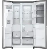LG GSXV91PZAE side-by-side-kylskåp 635 L klass E, svart rostfritt stål