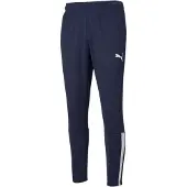 Puma Träningsbyxor teamLIGA - Navy/White, storlek X-Large