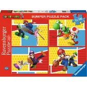 Ravensburger Super Mario Pussel 4x100 Bitar