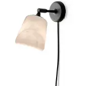 New Works Design vägglampa Material, dimbar, Svart, Vardagsrum / matsal, Metall, Design, Vägglampa, vägglampa inomhus