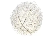 Konstsmide 3515-303 LED-Silhouette Kula EEK F (A - G) Varmvit LED Silver